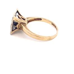 Lady's Diamond Fashion Ring .09 Carat T.W. 10K Yellow Gold 3.62g